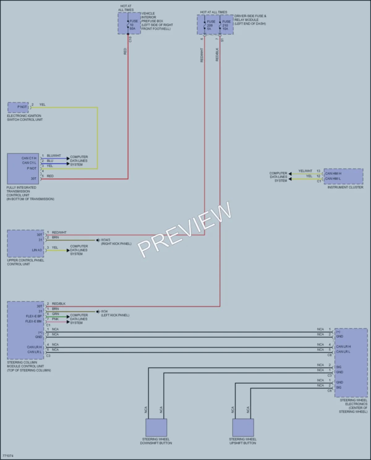 2021 MercedesBenz C300 Transmission wiring diagram preview