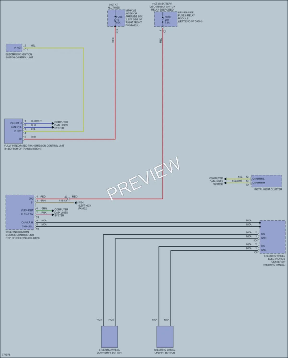 2021 MercedesBenz GLC300Coupe Transmission wiring diagram preview