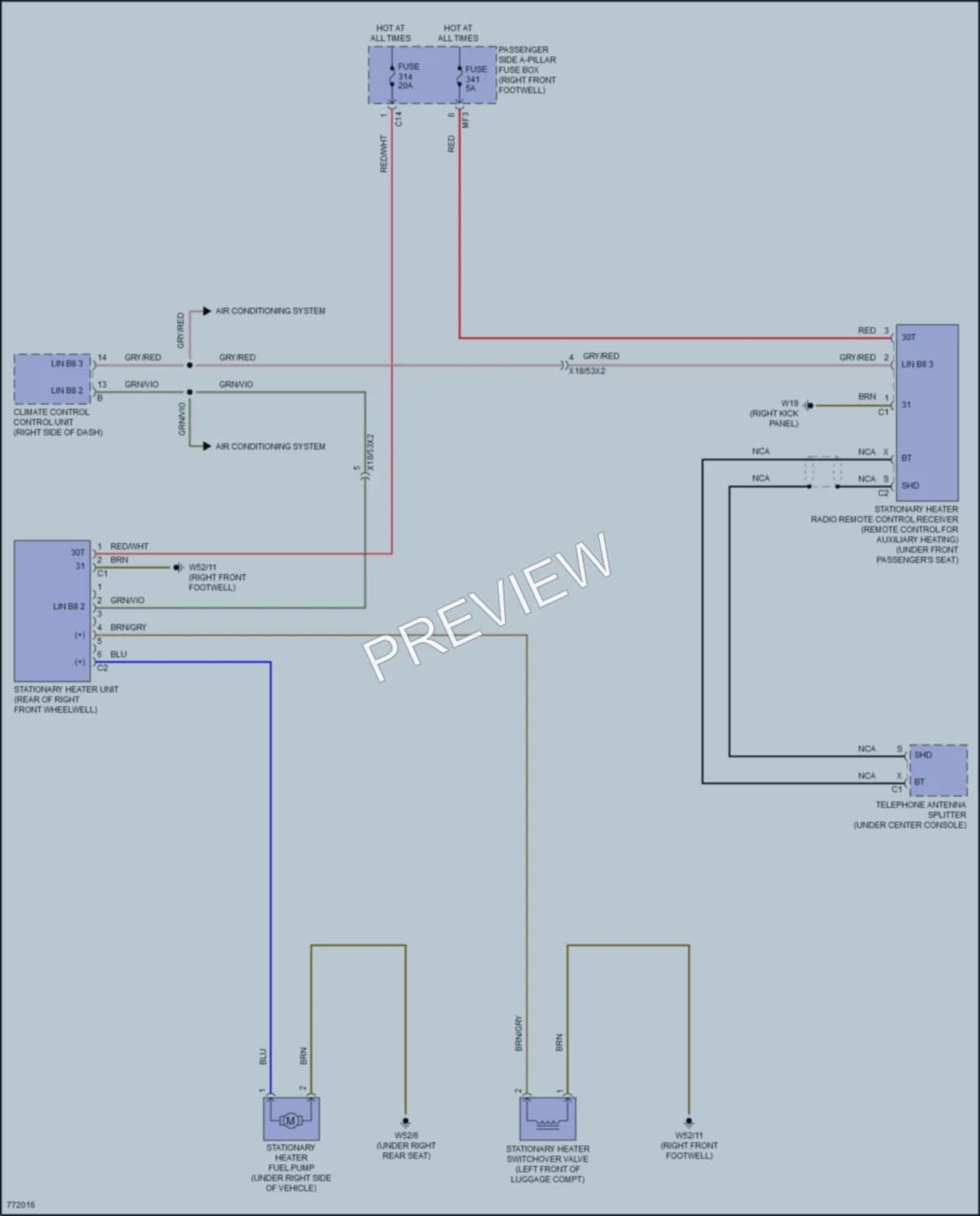 2021 MercedesBenz GLS450 Engine Accessories wiring diagram preview