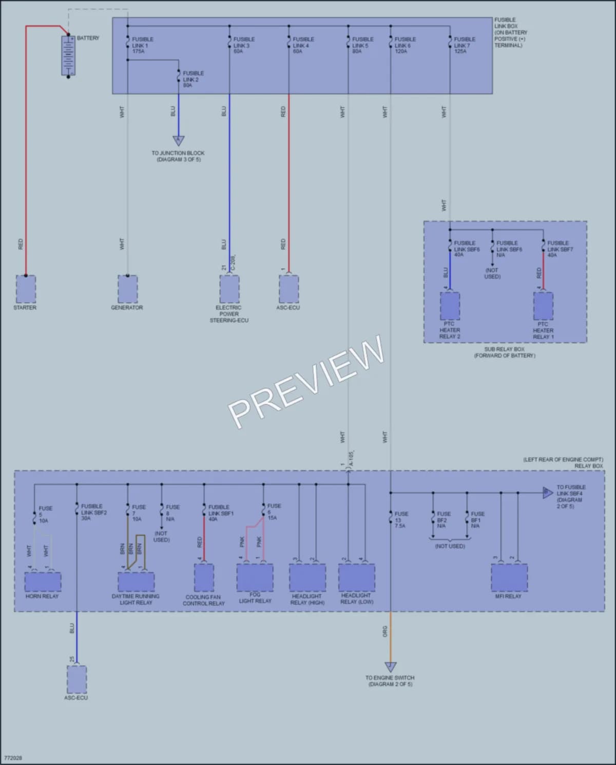 2021 Mitsubishi MirageG4 Power Distribution wiring diagram preview