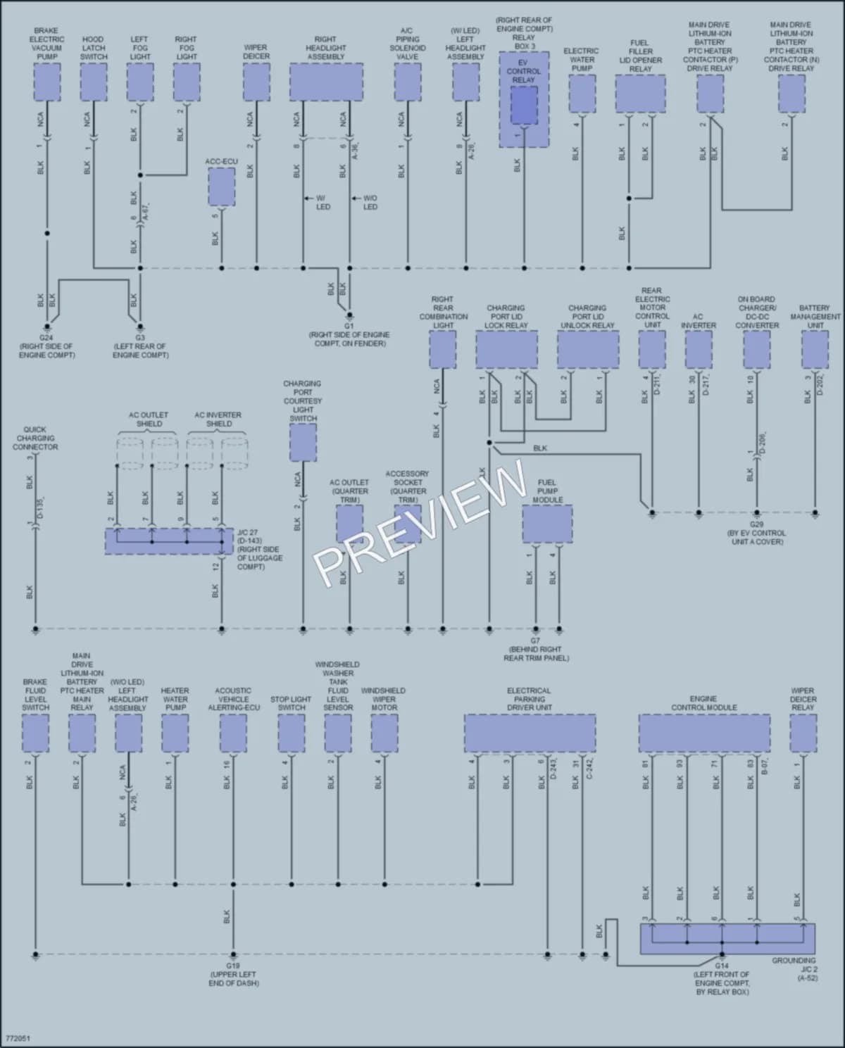 2021 Mitsubishi OutlanderPHEV Ground Distribution wiring diagram preview