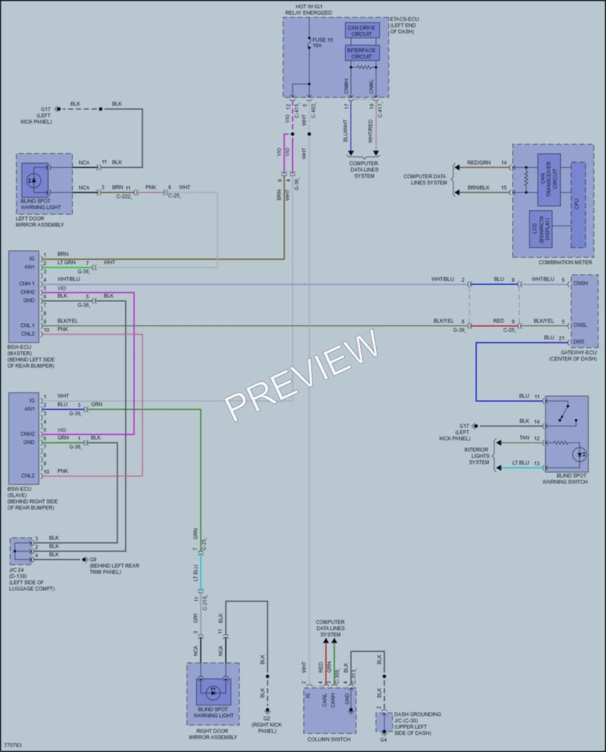 2021 Mitsubishi OutlanderPHEV Navigation wiring diagram preview