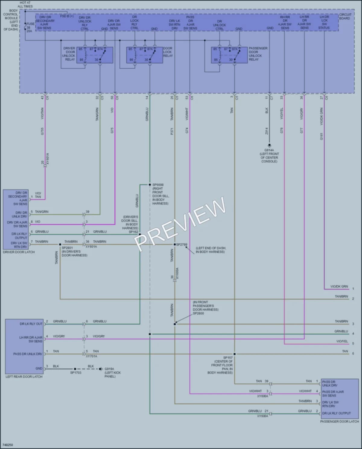 2021 Nissan Cherokee Anti Theft wiring diagram preview