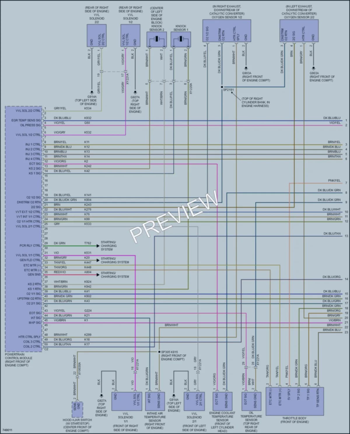 2021 Nissan GrandCherokee Engine Performance wiring diagram preview