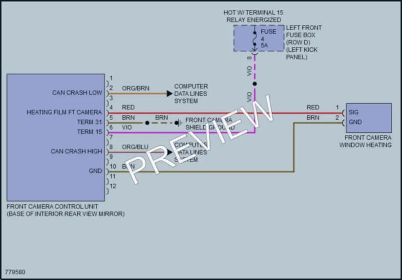 2021 Porsche 718Cayman Navigation wiring diagram preview