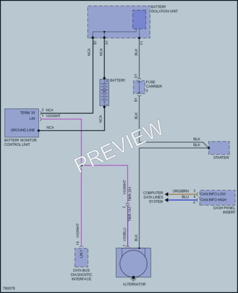 2021 Porsche CayenneHybrid Starting Charging wiring diagram preview