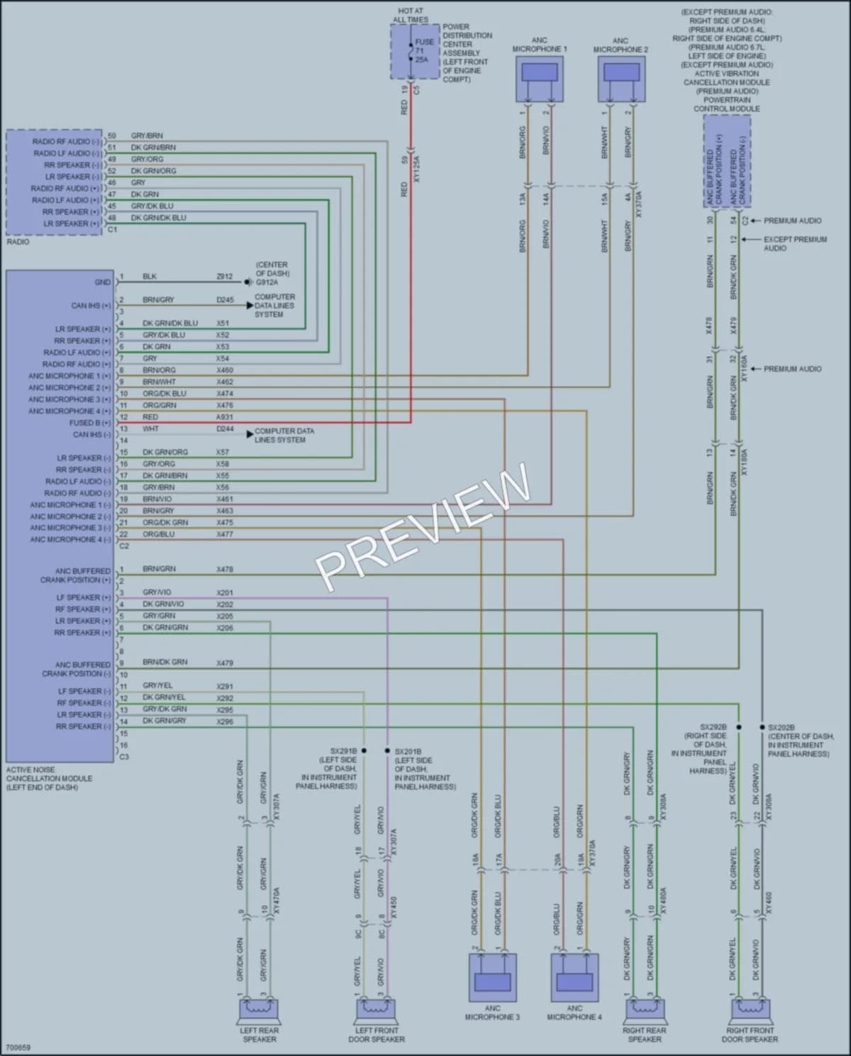 2021 Ram 3500 Radio wiring diagram preview