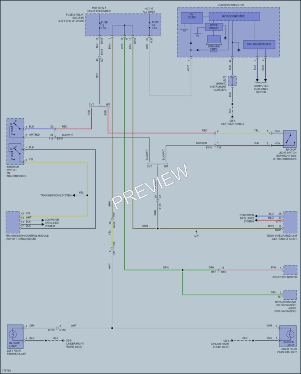 2021 Subaru Crosstrek Exterior Lights wiring diagram preview