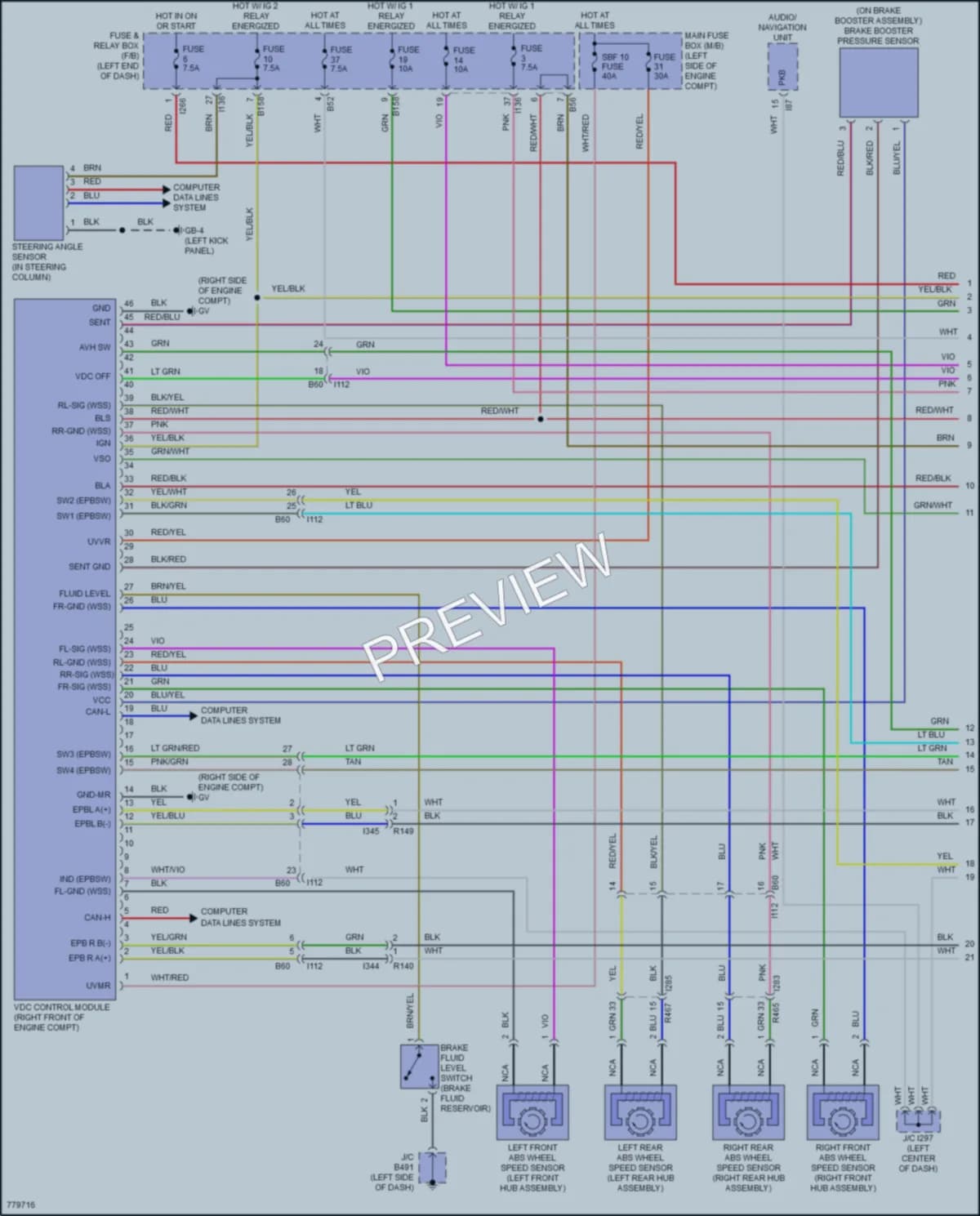 2021 Subaru Forester Anti Lock Brakes wiring diagram preview