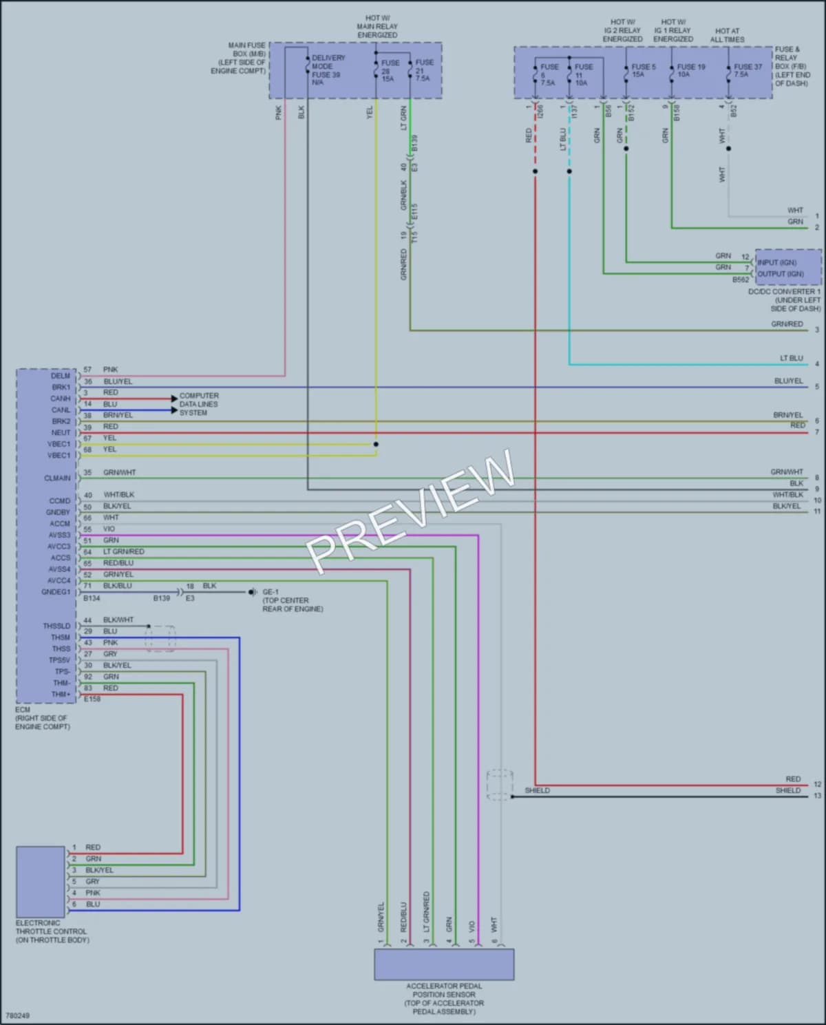 2021 Subaru Forester Cruise Control wiring diagram preview