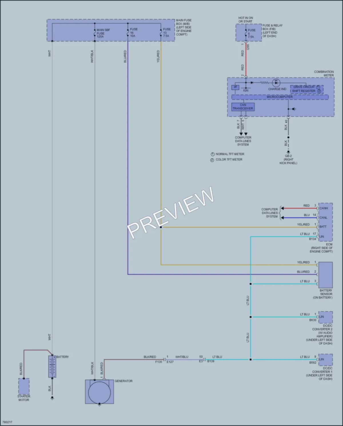 2021 Subaru Forester Starting Charging wiring diagram preview