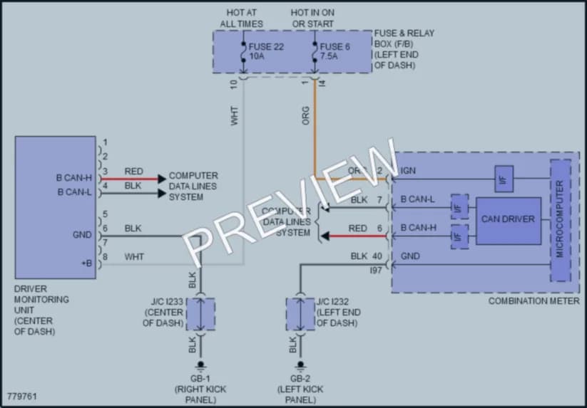 2021 Subaru Outback Navigation wiring diagram preview