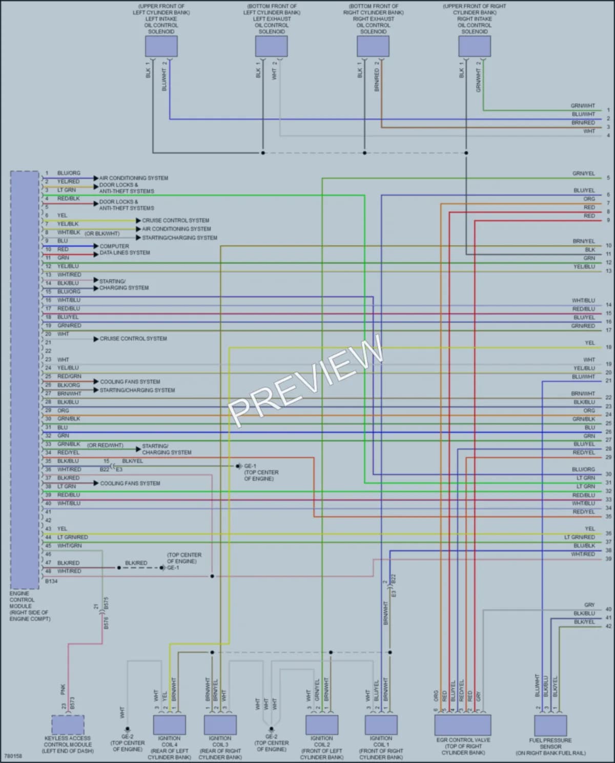 2021 Subaru WRX Engine Performance wiring diagram preview