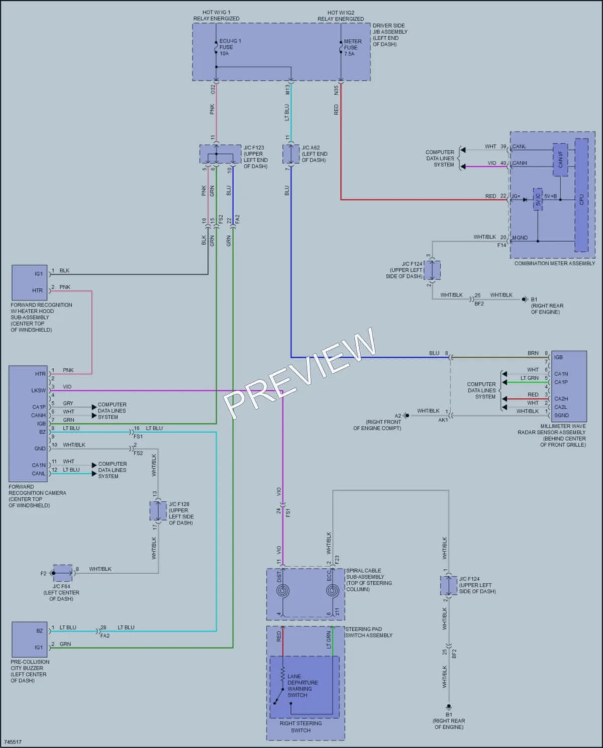 2021 Toyota 4Runner Navigation wiring diagram preview