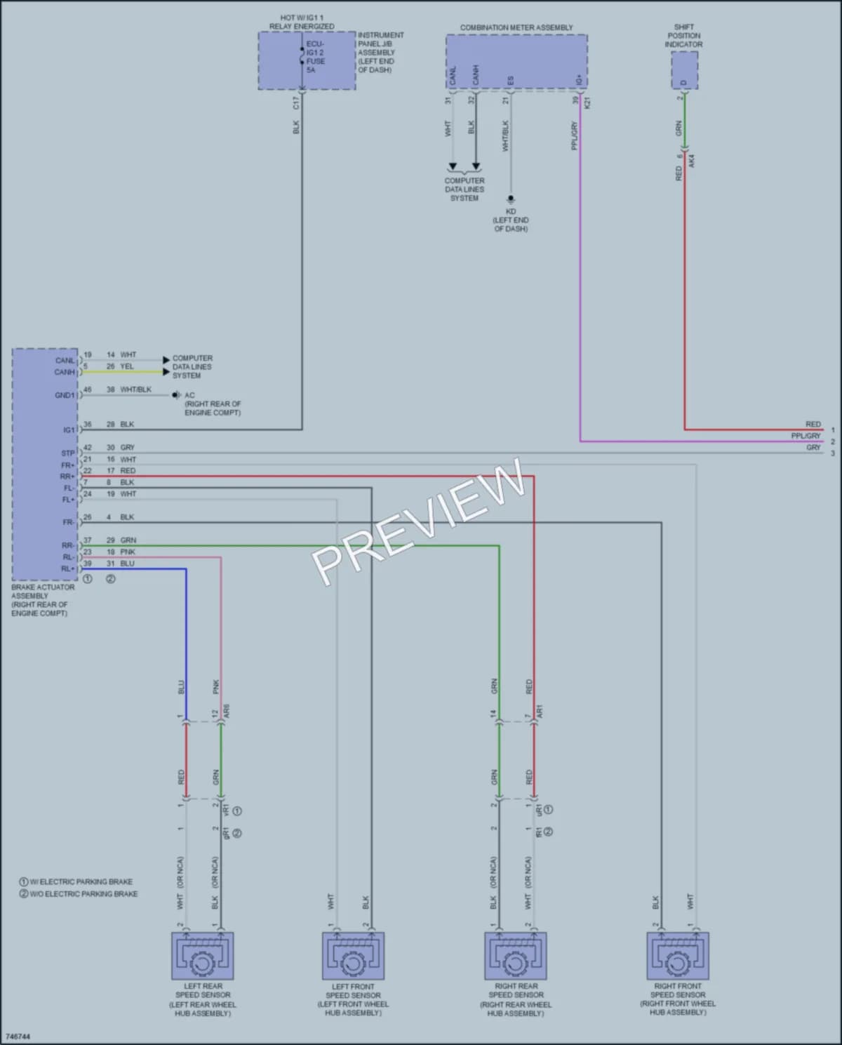 2021 Toyota Camry Cruise Control wiring diagram preview
