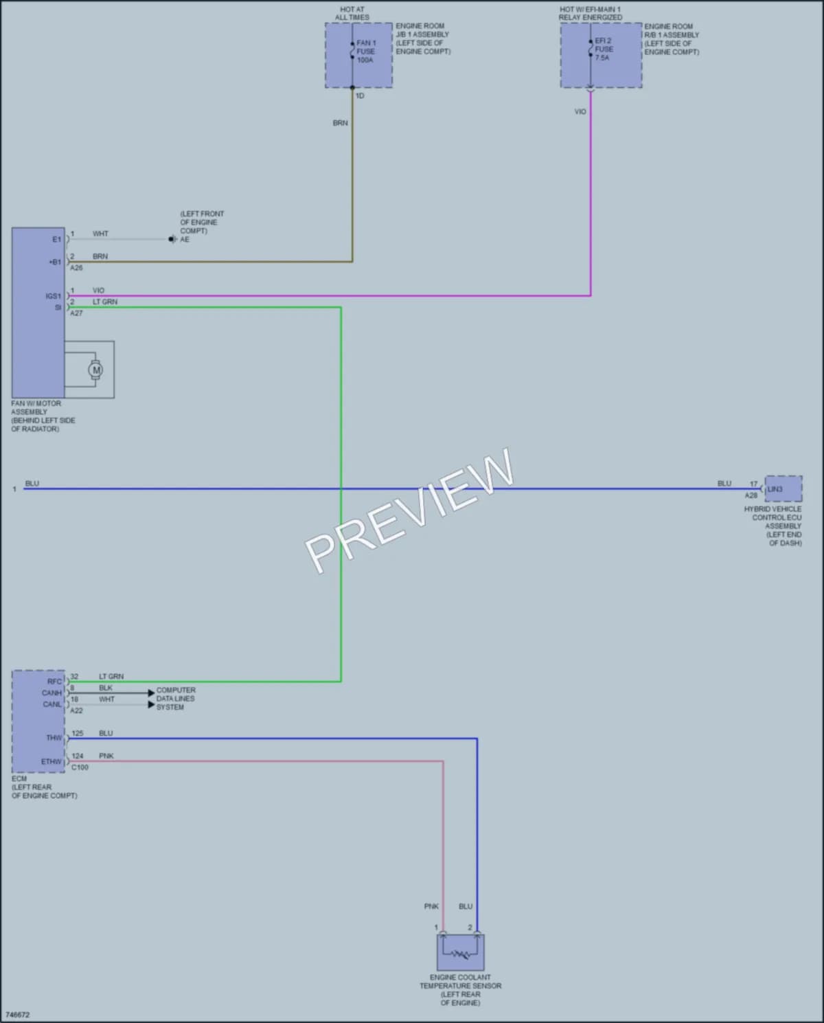 2021 Toyota CamryHybrid Air Conditioning wiring diagram preview