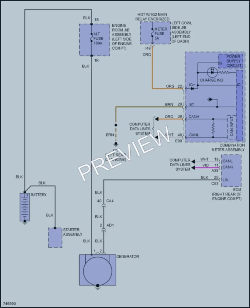 2021 Toyota LandCruiser Starting Charging wiring diagram preview