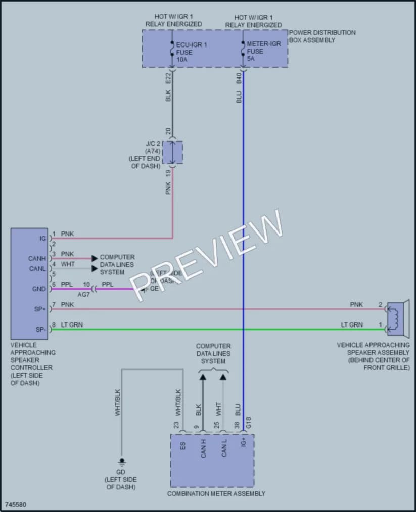 2021 Toyota RAV4Prime Active Bodyworks wiring diagram preview
