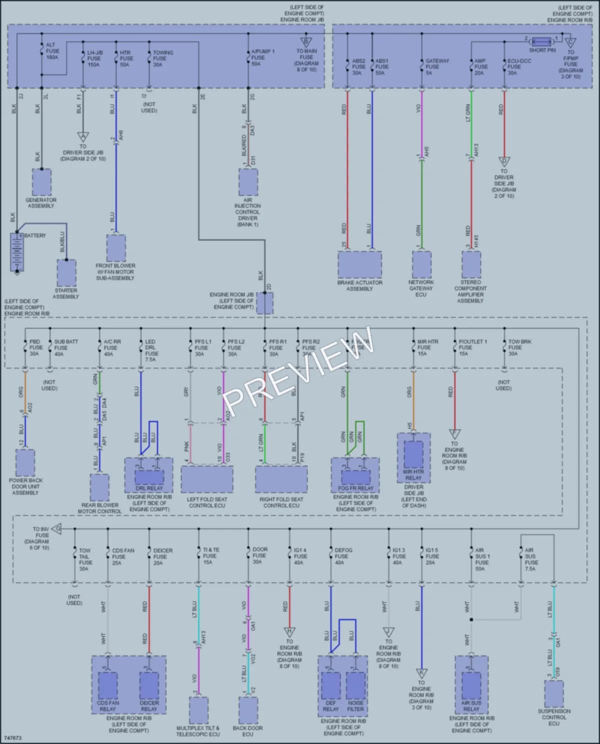 2021 Toyota Sequoia Power Distribution wiring diagram preview