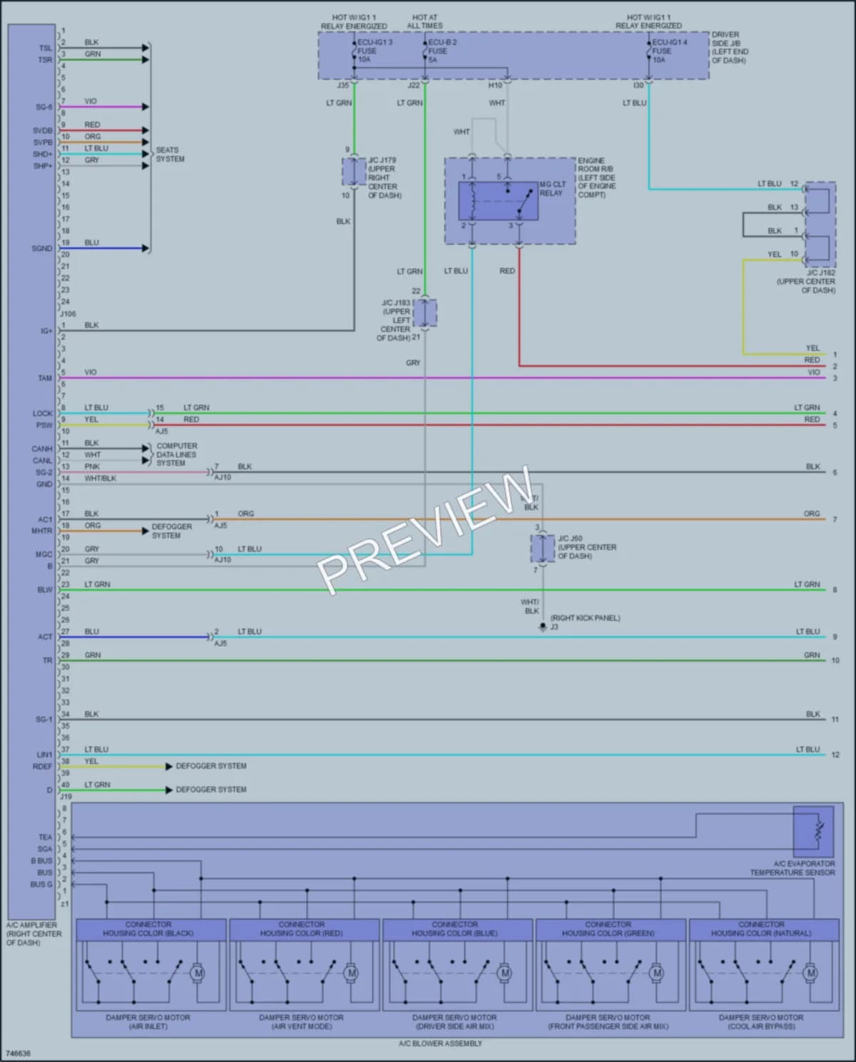 2021 Toyota Tundra Air Conditioning wiring diagram preview