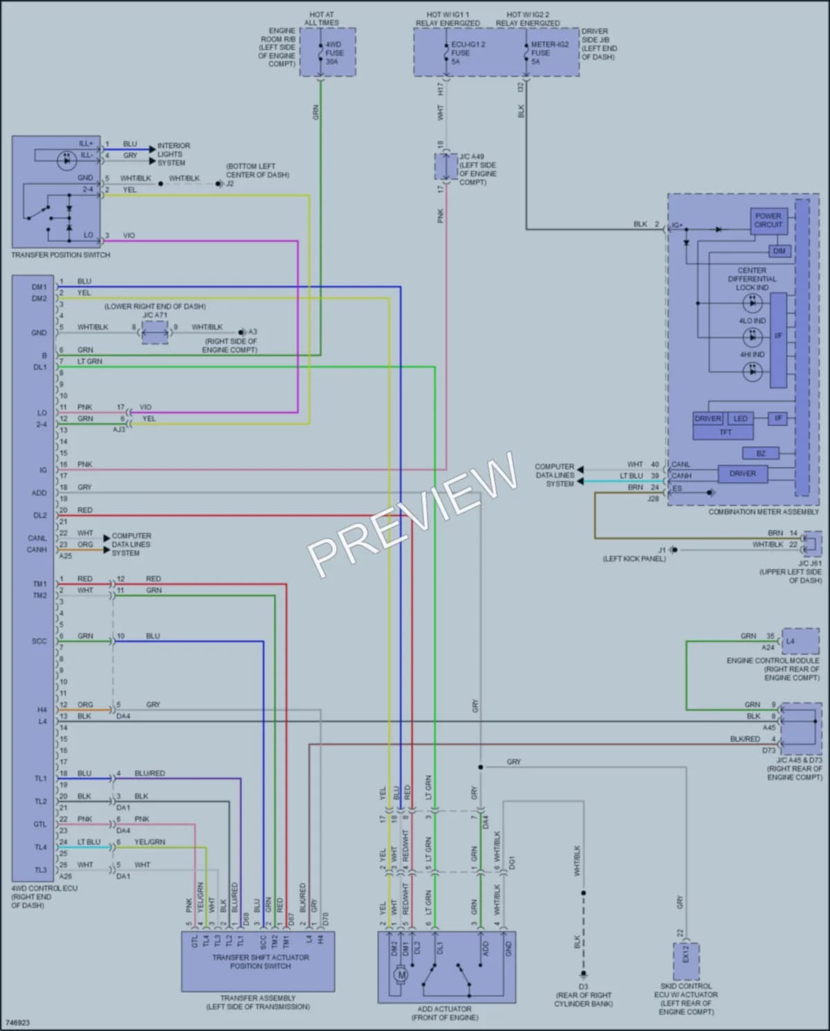2021 Toyota Tundra Transmission wiring diagram preview