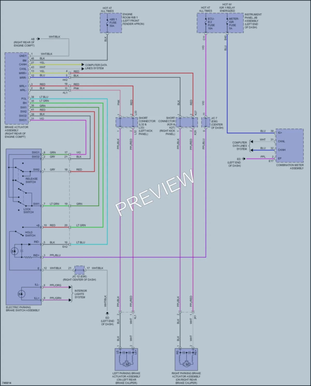 2021 Toyota Venza Shift Interlock wiring diagram preview