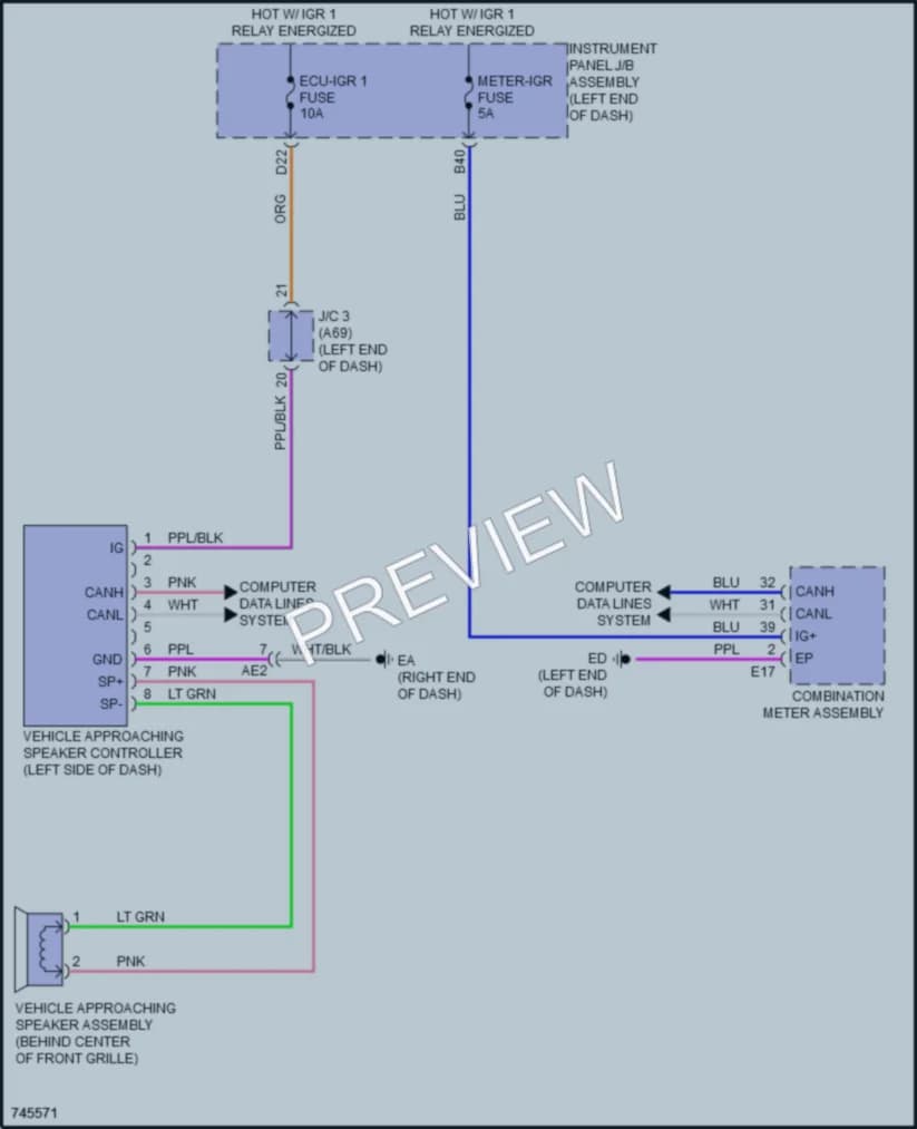 2021 Toyota VenzaHybrid Active Bodyworks wiring diagram preview