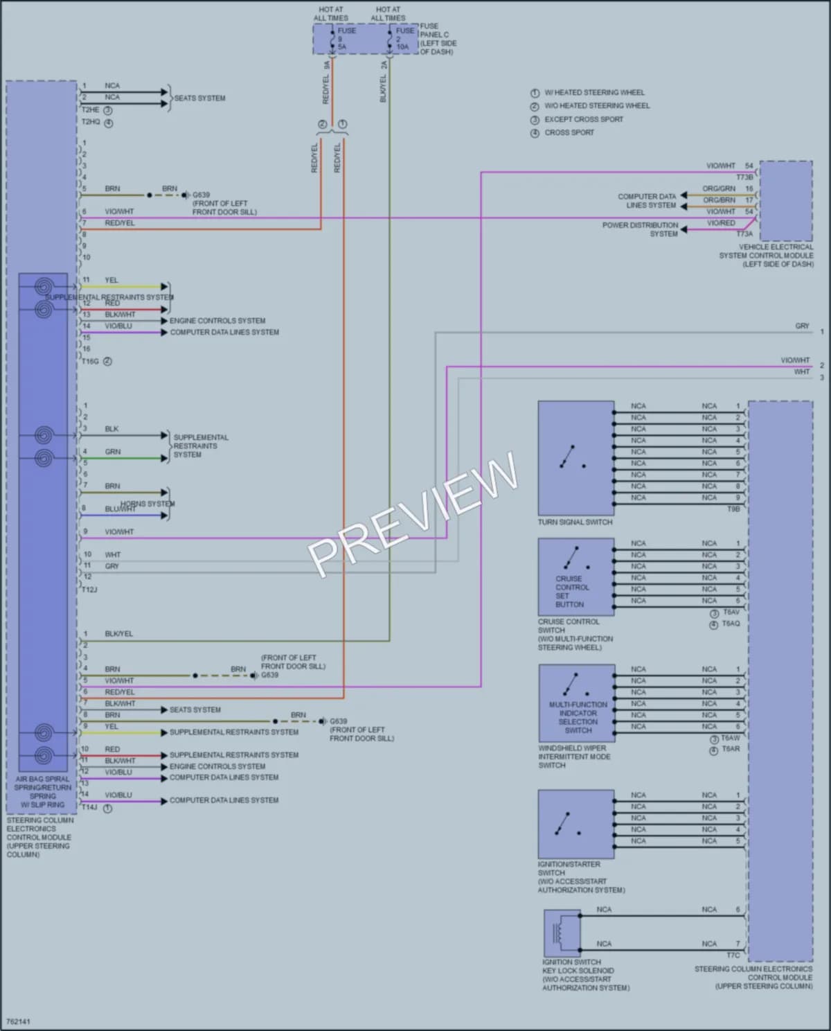 2021 Volkswagen Atlas Body Control Modules wiring diagram preview