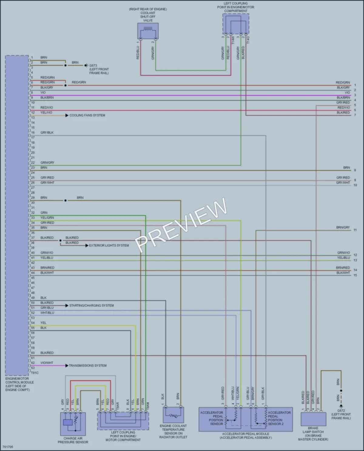 2021 Volkswagen Atlas Engine Performance wiring diagram preview