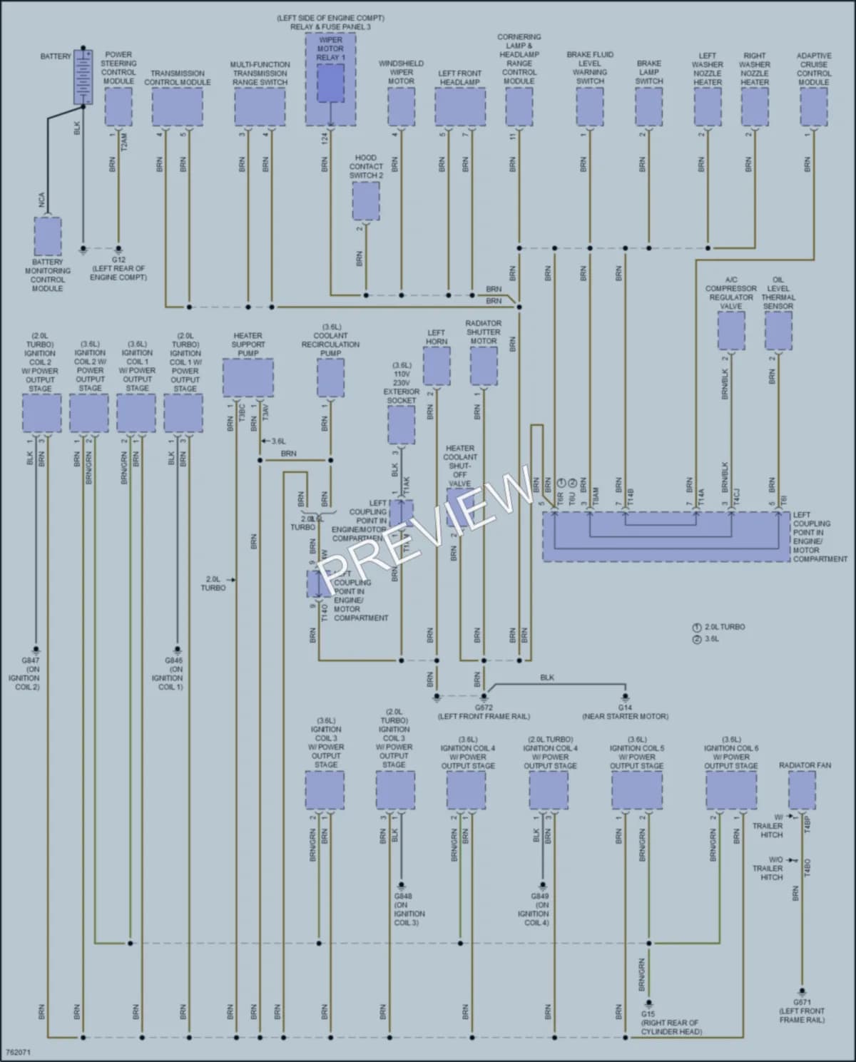 2021 Volkswagen Atlas Ground Distribution wiring diagram preview