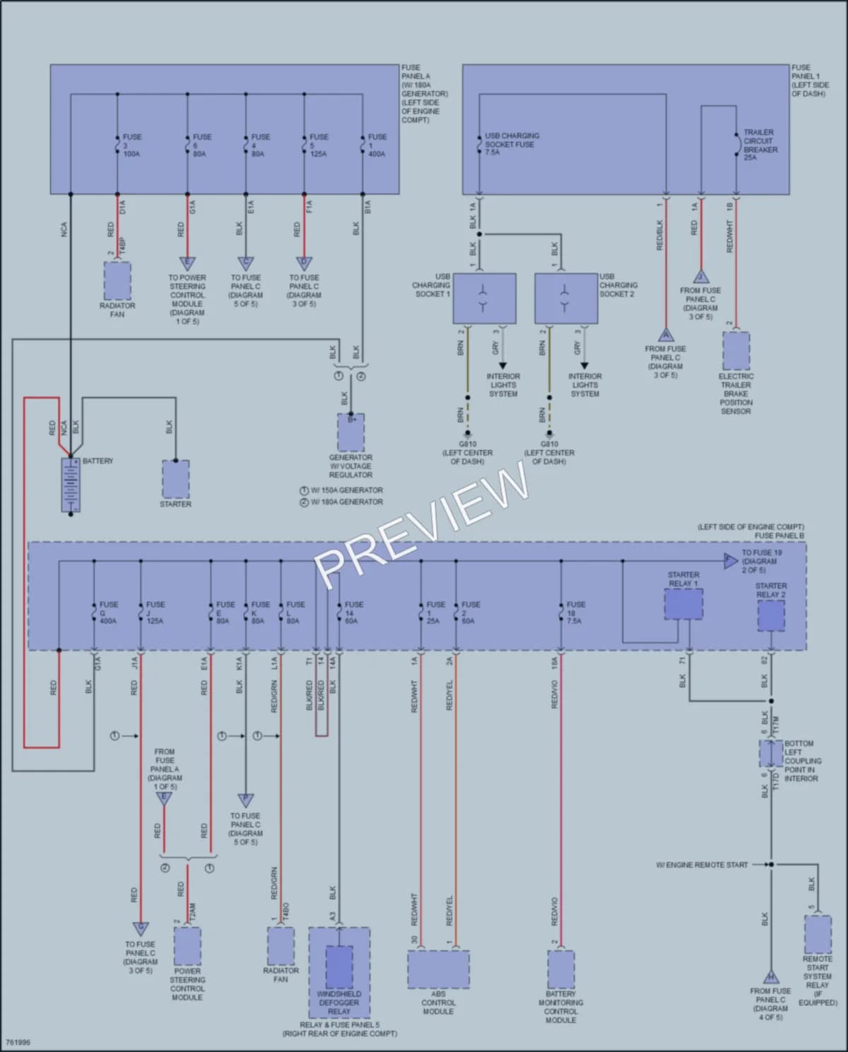 2021 Volkswagen AtlasCrossSport Power Distribution wiring diagram preview