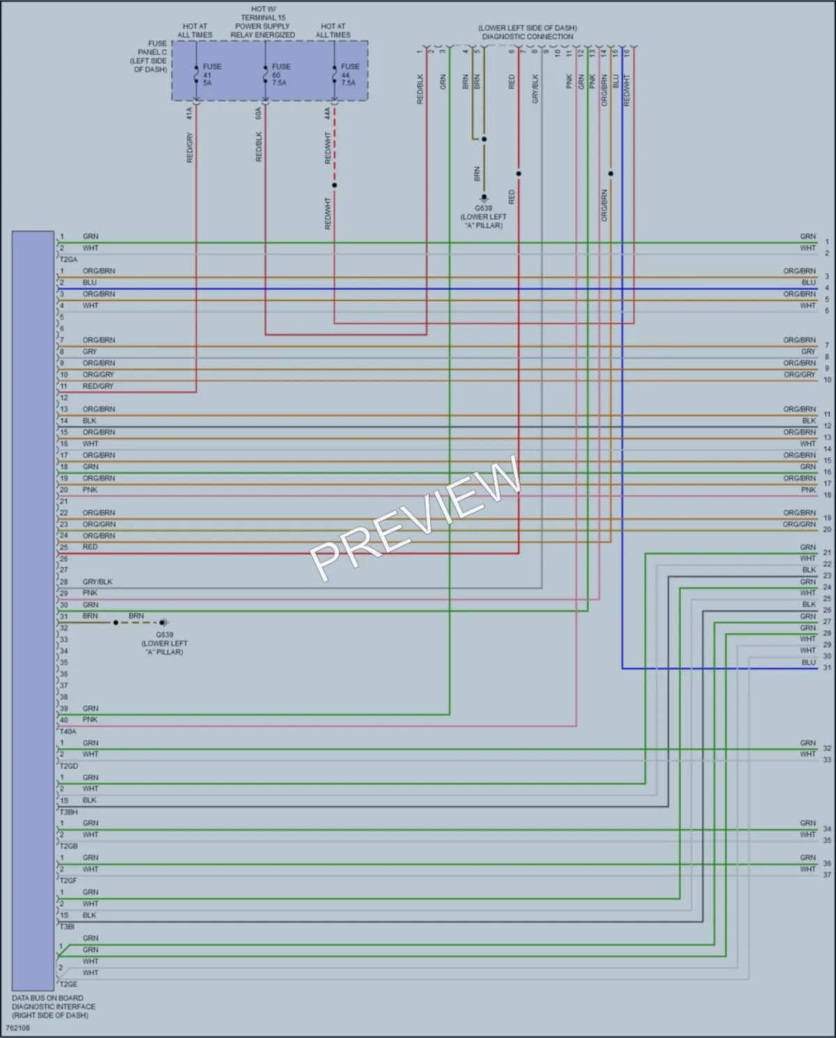 2021 Volkswagen ID4 Computer Data Lines wiring diagram preview