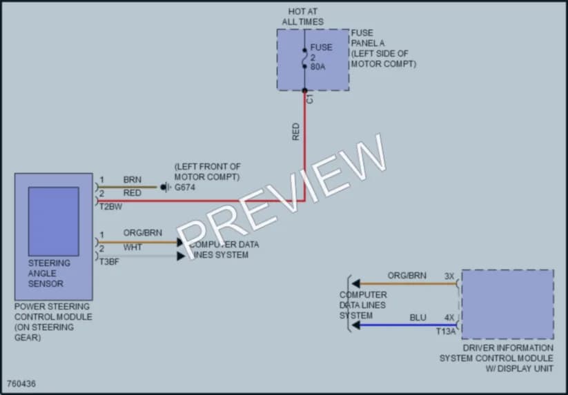 2021 Volkswagen ID4 Electronic Power Steering wiring diagram preview