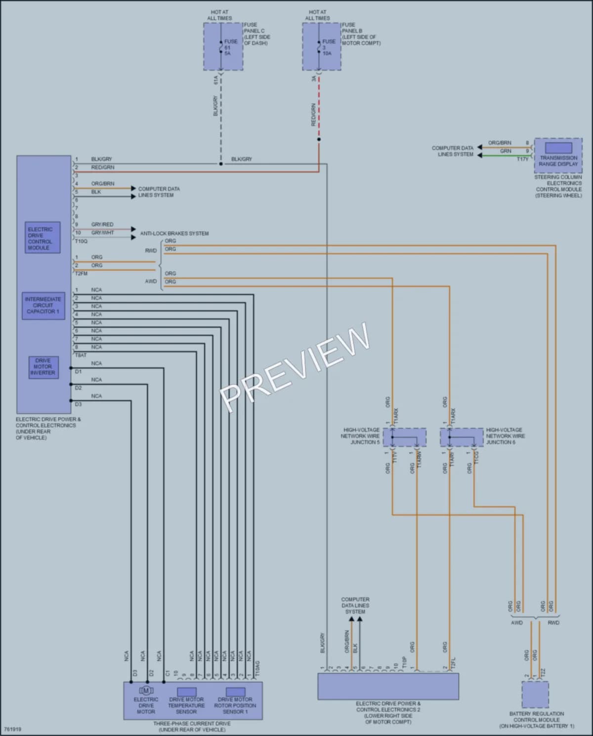 2021 Volkswagen ID4 Transmission wiring diagram preview