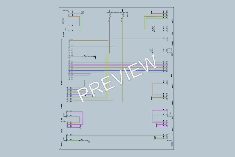 2021 Volvo S90PlugIn Instrument Cluster wiring diagram preview