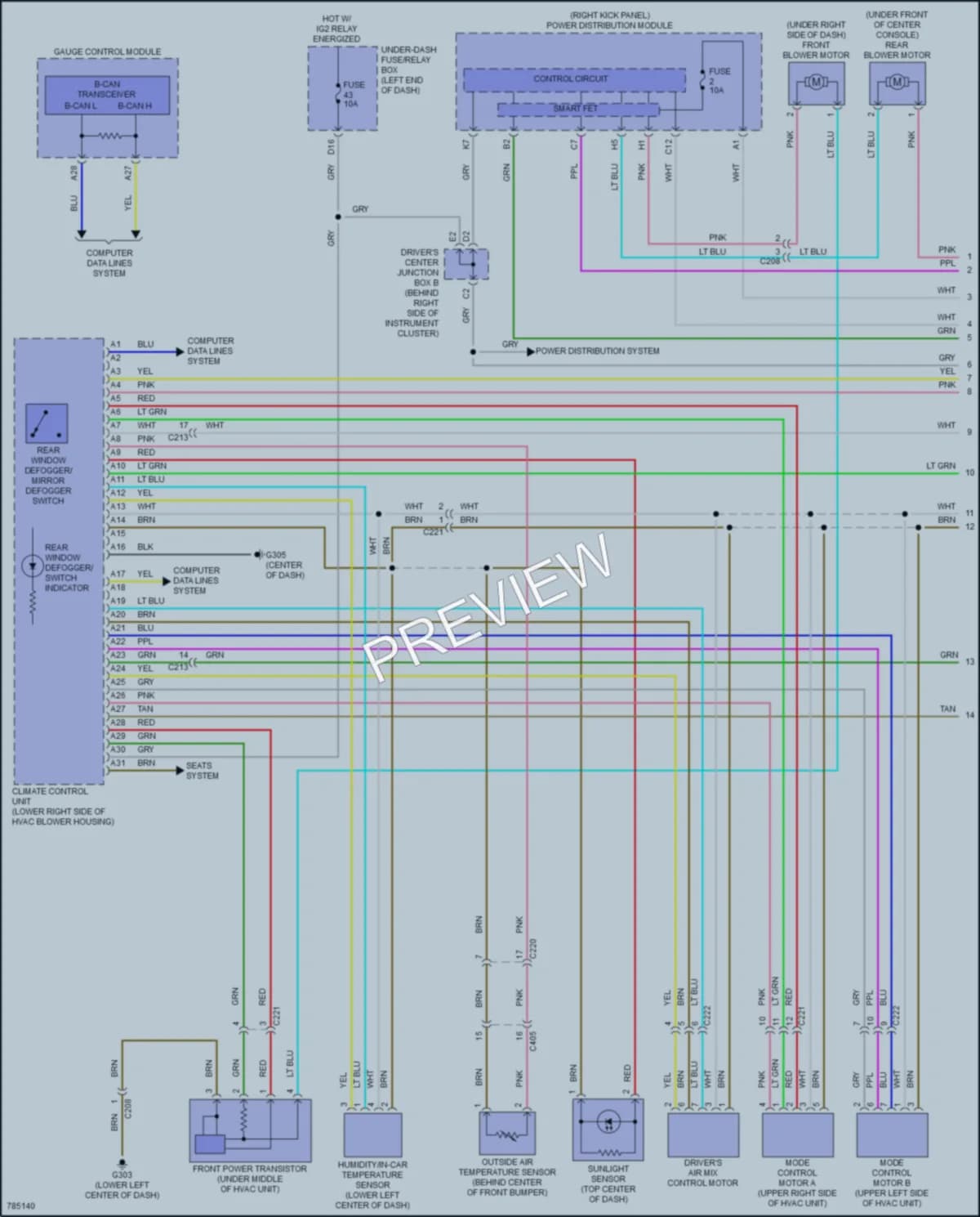 2022 Acura MDX Air Conditioning wiring diagram preview