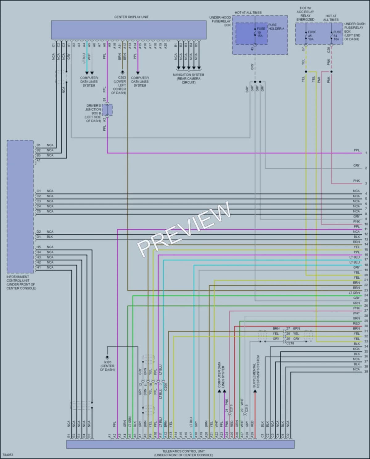 2022 Acura MDX Radio wiring diagram preview