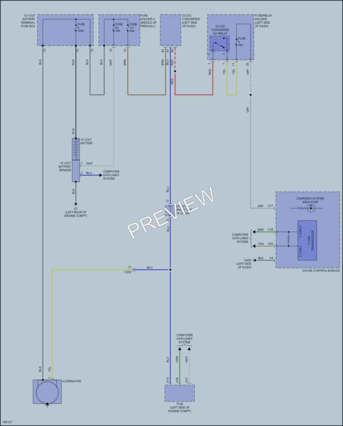 2022 Acura RDX Starting Charging wiring diagram preview