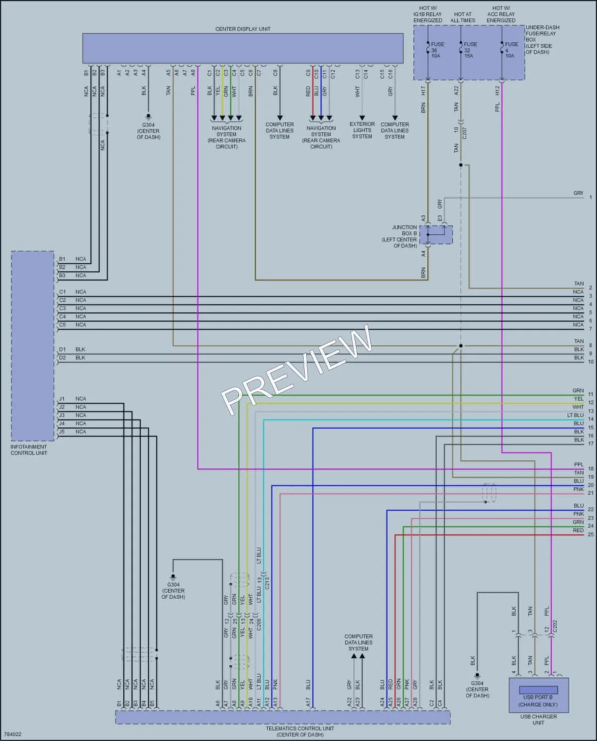 2022 Acura TLX Radio wiring diagram preview