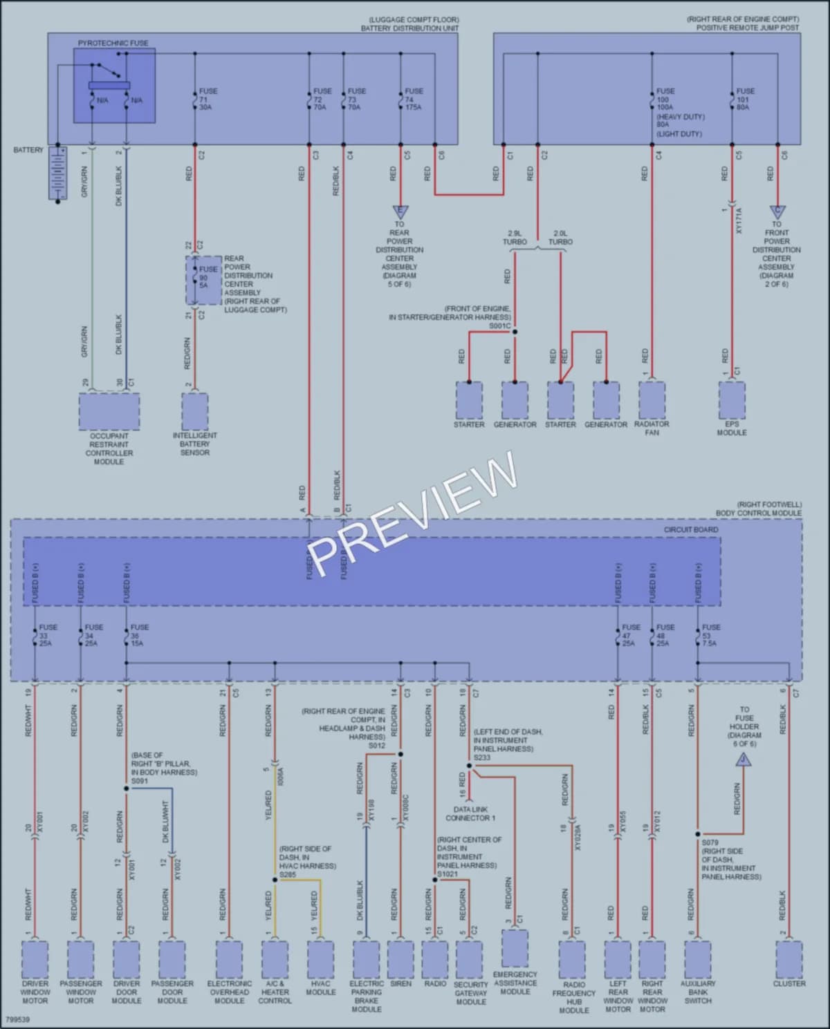 2022 AlfaRomeo Stelvio Power Distribution wiring diagram preview