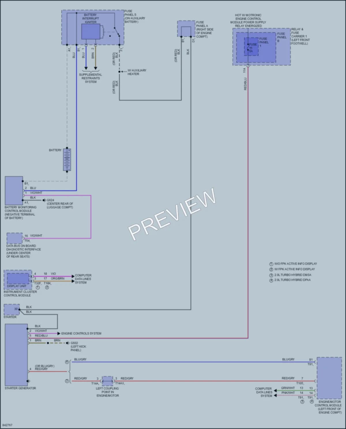 2022 Audi A4allroad Starting Charging wiring diagram preview