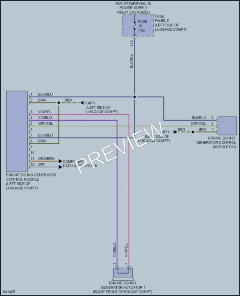 2022 Audi A8L Active Bodyworks wiring diagram preview