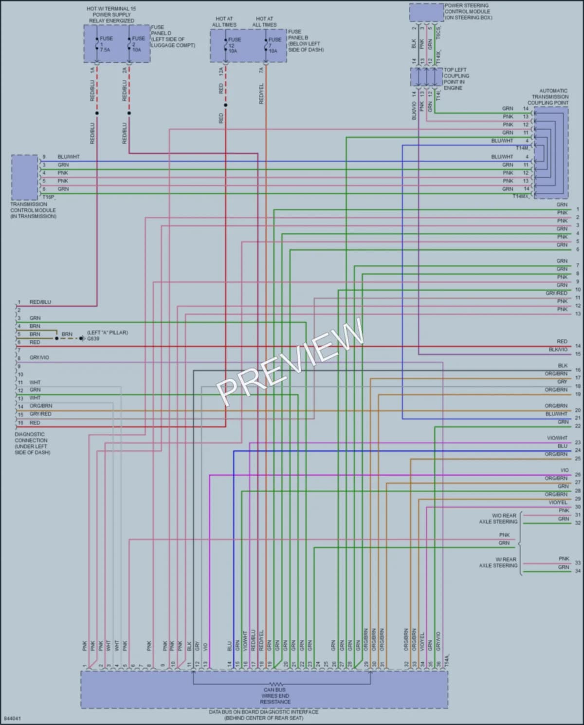 2022 Audi A8L Computer Data Lines wiring diagram preview