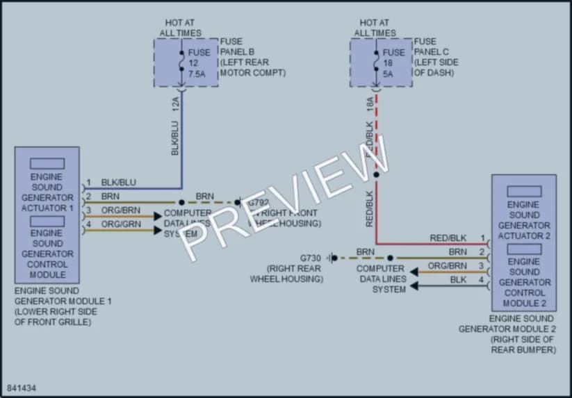 2022 Audi Q4etron Active Bodyworks wiring diagram preview