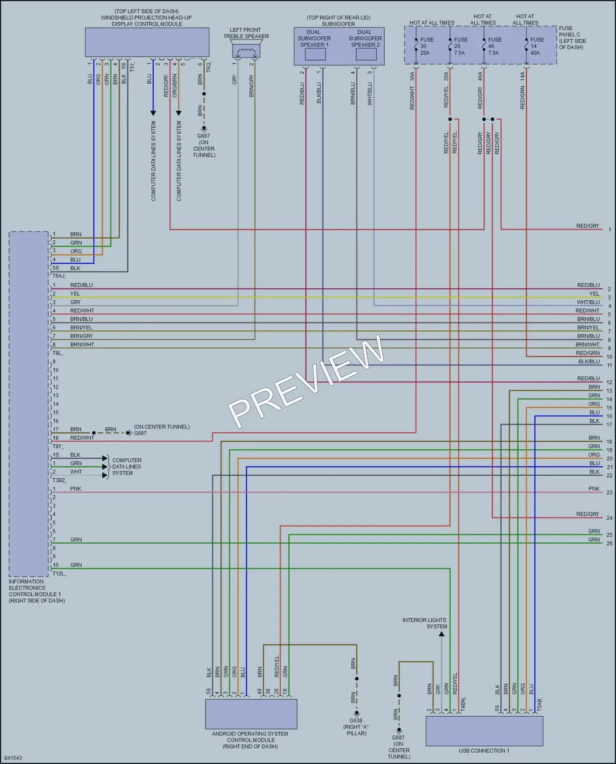 2022 Audi Q4etronSportback Radio wiring diagram preview