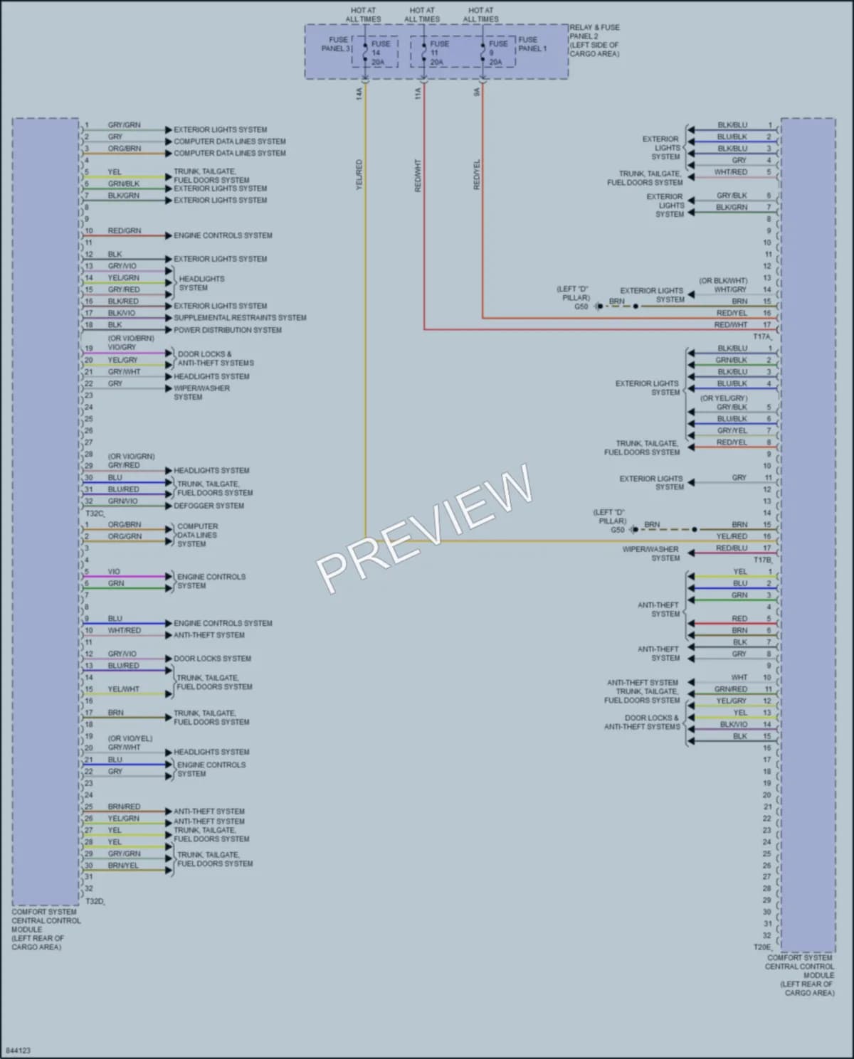 2022 Audi Q5e Body Control Modules wiring diagram preview