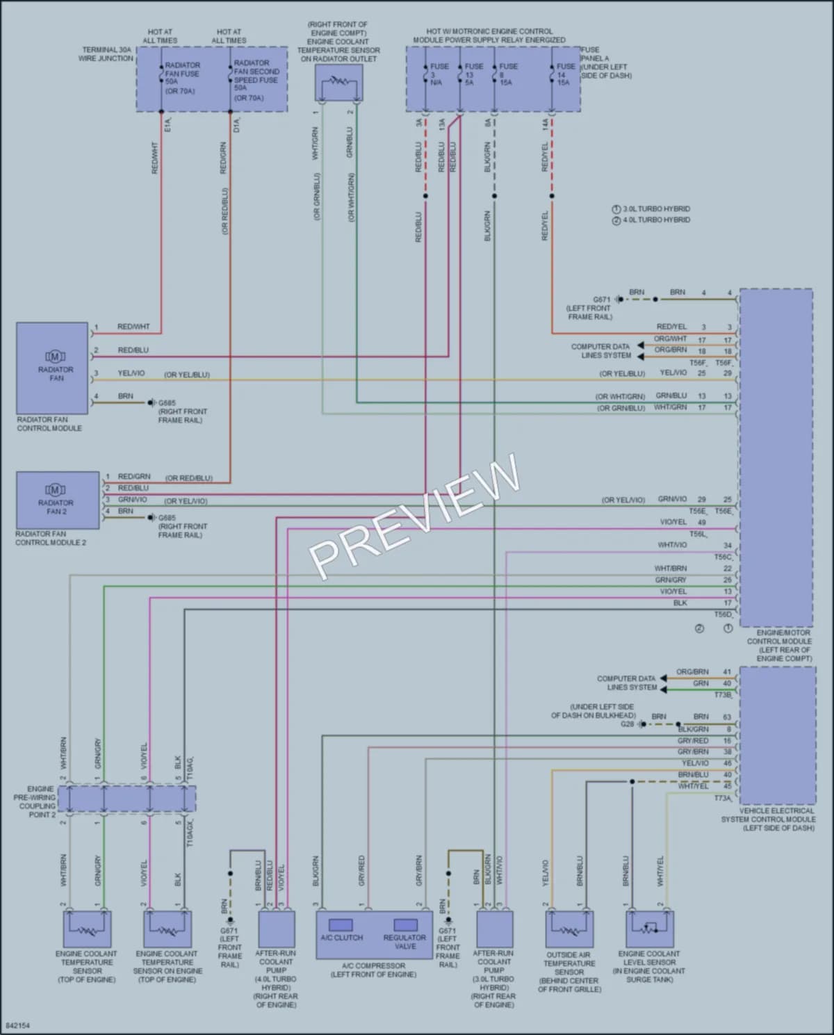 2022 Audi Q8 Cooling Fan wiring diagram preview