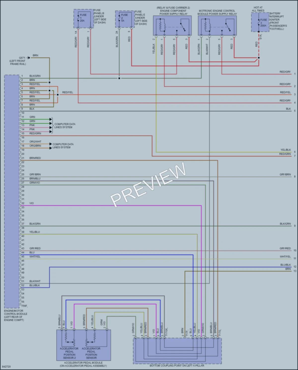 2022 Audi RSQ8 Engine Performance wiring diagram preview