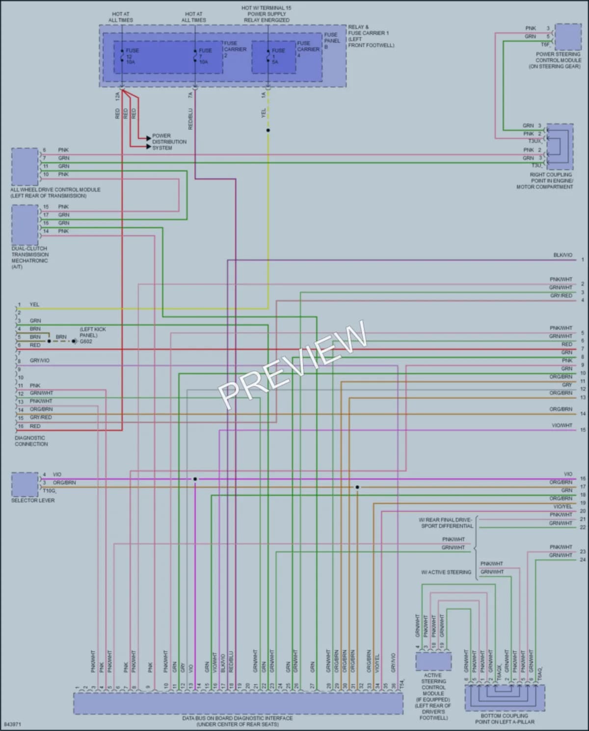 2022 Audi S4 Computer Data Lines wiring diagram preview