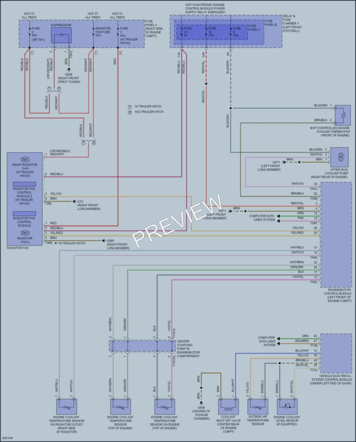 2022 Audi S4 Cooling Fan wiring diagram preview